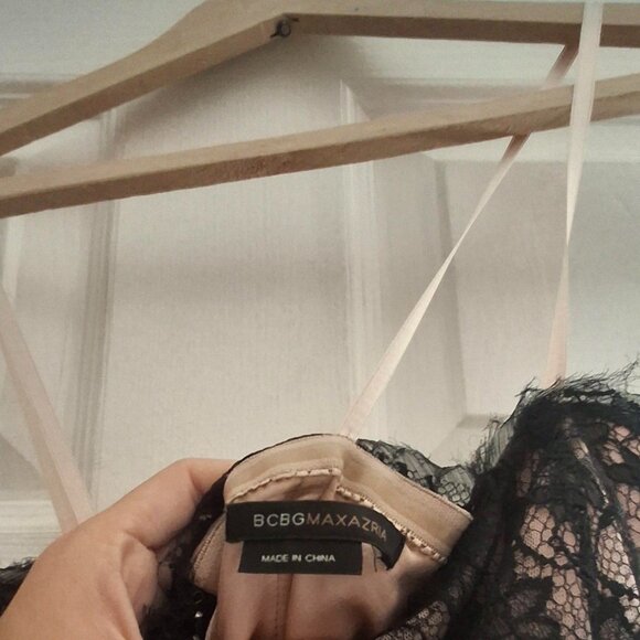 BCBG Max Azria Black and Pink Dress - Picture 2 of 4